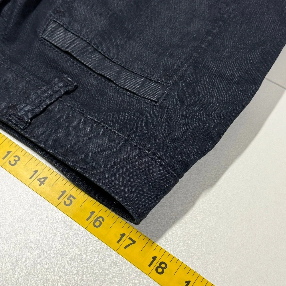 Cabi Jeans Farrah Dark Wash Blue Flare Wide-Leg Style 146R Size 12 NWOT - Picture 4 of 8